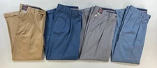 Men's Roundtree & Yorke TravelSmart Pleated Classic Fit Pants