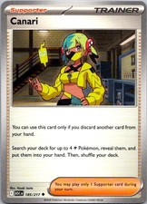 CANARI (COSMOS HOLO) 185/217 UNCOMMON PRIZE PACK SERIES CARDS POKEMON NEAR MINT