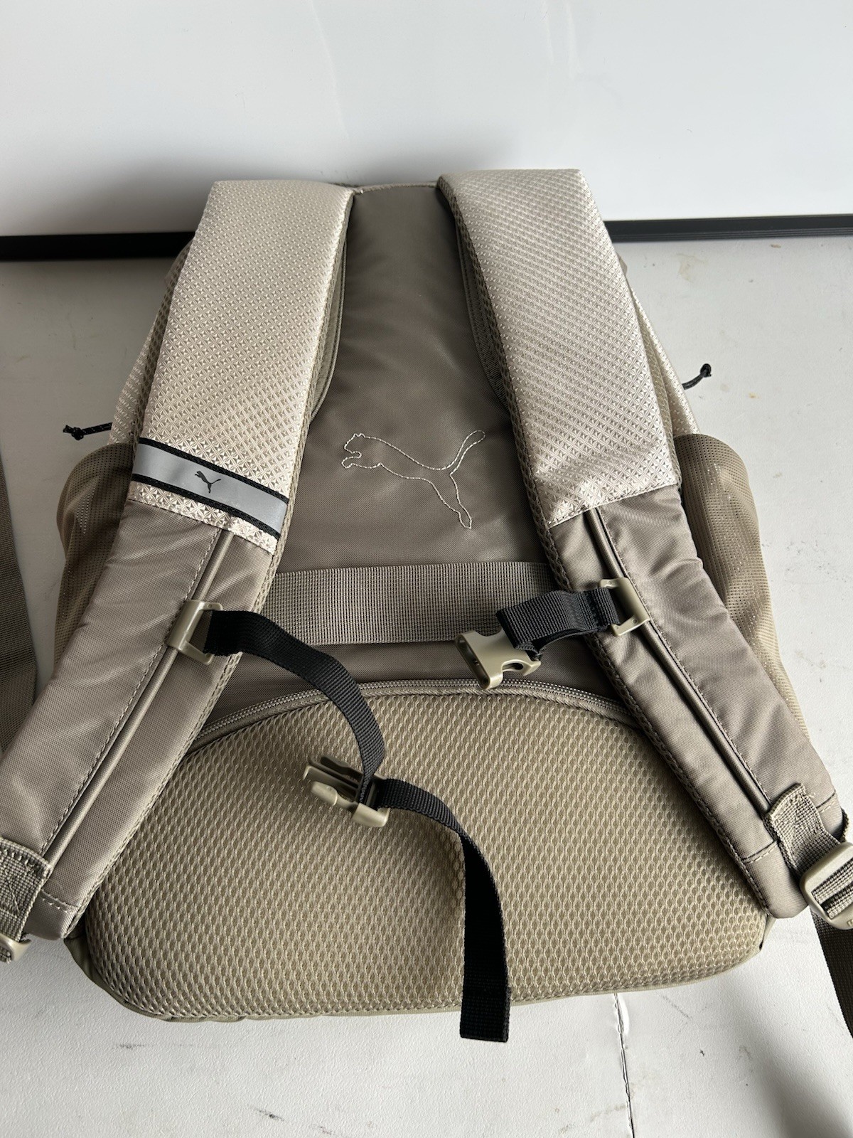 Puma Challenger Performance Backpack Tan Reflecti… - image 2