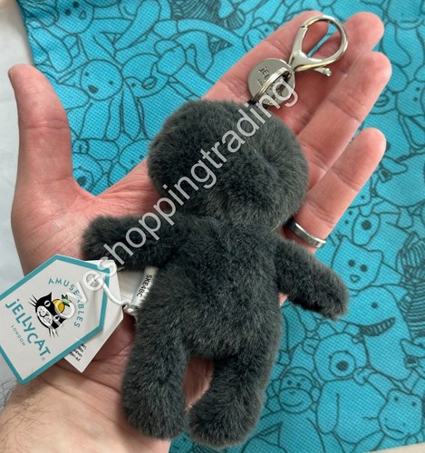 AUTHENTIC JELLYCAT COLLECTIBLE HALLOWEEN SKELETON BOB BAG CHARM PLUSH TOY SKE4BC - Picture 9 of 24