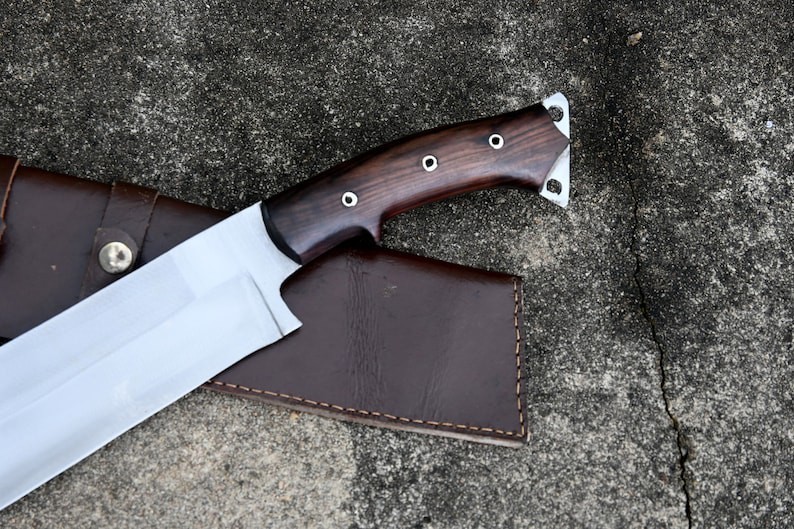 Custom Handmade Carbon Steel Blade Hefty Cleaver Knife | Hunting Knife Camping