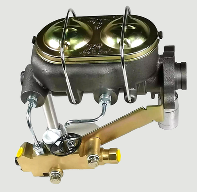 #ad Disc Drum Master Cylinder 1quot; Bore 4 Ports amp; Left Mount Proportioning Valve Kit $92.25