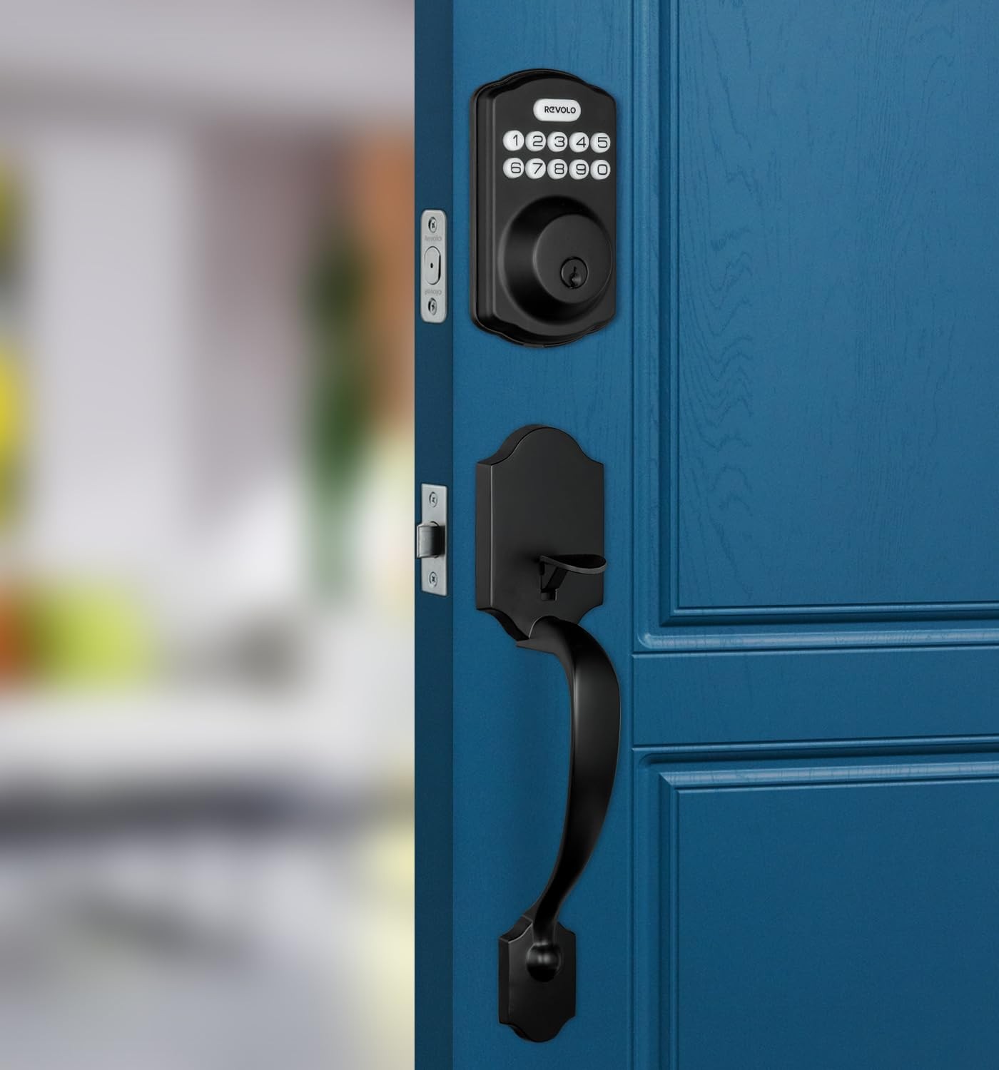 Smart Electronic Keypad Deadbolt with Keyless & Keyed Entry for Secure Auto Locking