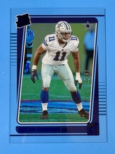 2021 Panini Clearly Donruss - Rated Rookie Blue #95 Micah Parsons RC #’d 12/99