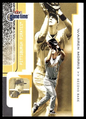 Warren Morris 2001 Fleer Game Time #81 Pirates MLB READ FREE SHIP AutographDen