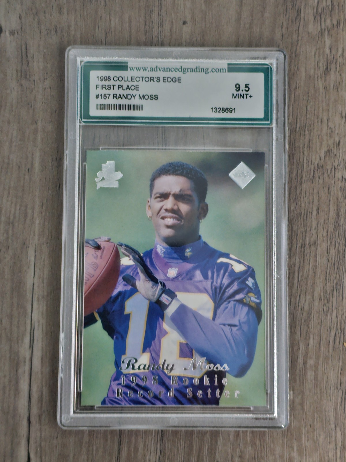 Randy Moss 1998 RC 9.5
