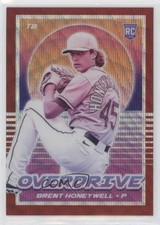 2021 Panini Chronicles Overdrive Ruby Wave Prizm 152/199 Brent Honeywell #25 fm0