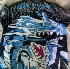 YoungLa x YuGiOh Blue Eyes White Dragon - Jersey/Mesh Tshirt