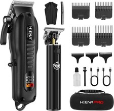Professional Hair Clippers for Men, Cordless Barber Clippers and Trimmers Set, ,