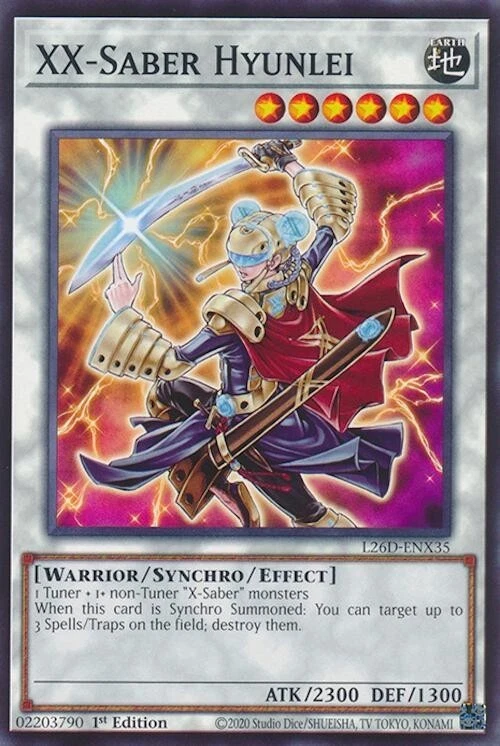 XX-Saber Hyunlei L26D-ENX35 Legendary Modern Decks 2026 for sale