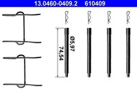 NEU - ATE 13.0460-0409.2 ZubehöRsatz, Scheibenbremsbelag FüR Peugeot