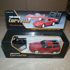 Nikko Corvette Rally Sports Series Radio Control Car New Old Stock, Vintage 80s