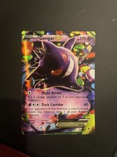Pokémon Gengar EX Ultra Rare Holo Card XY Phantom Forces 34/119 170 HP English