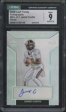 2026 Leaf Trinity Silver #BAJC1 Jared Curtis 13/15 RC Rookie Mint CGC 9 10 Auto