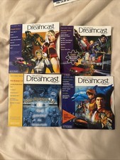 Official Sega Dreamcast Magazine Demo Disc Lot Of 4 Sleeves And Discs ALL TESTED