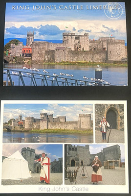 Postkarten von King Johns Castle Historic Landmark Limerick Irland PC2