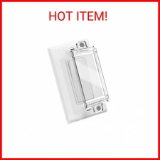 Magnetic Light Switch Guards, ILIVABLE Light Switch and Outlet Cover for Flat Mo