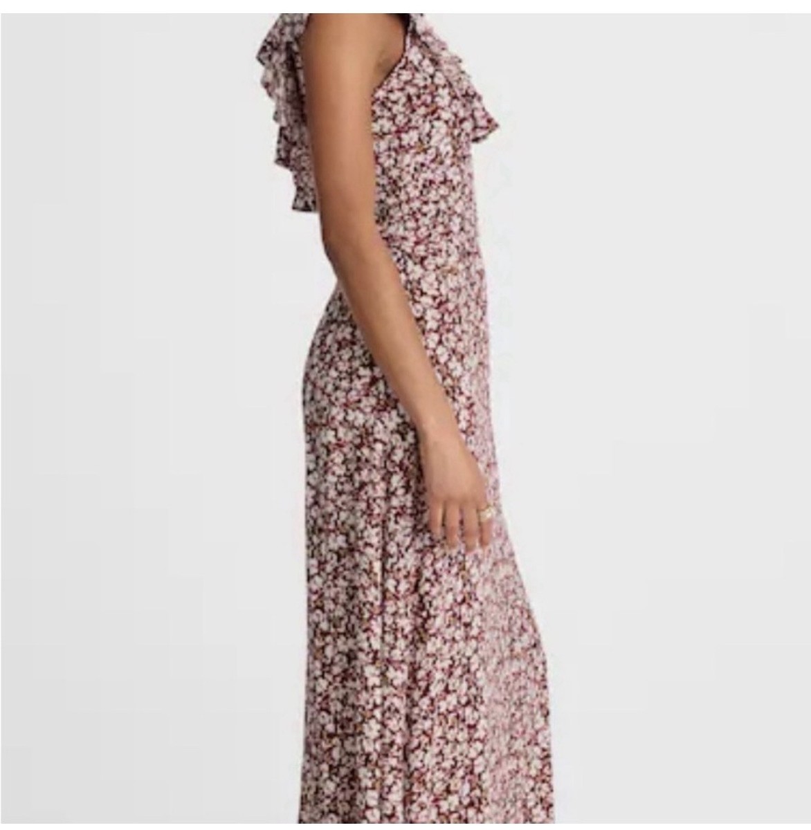 Madewell Multicolor Floral Maxi Dress Sleeveless Ruffle Scoop Neck | eBay Madewell Multicolor Floral Maxi Dress Sleeveless Ruffle Scoop Neck | eBay