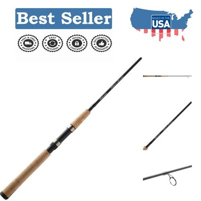 6'6'' Micro Spinning Fishing Rod   Ultra-Light Action with Stylish Cork Grip
