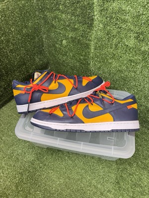 Size 15 - Nike Dunk Low x OFF-WHITE University Gold 2019 Michigan DS NEW