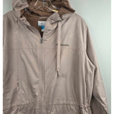 Columbia Women's Auroras Wake III Mid Jacket Mauve Vapor Art Bouquet Size XL