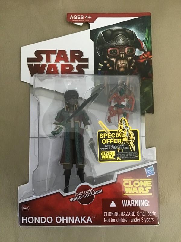 Star Wars The Clone Wars CW41 Hondo Ohnaka Hasbro 2009