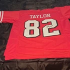 John Taylor #82 Signed San Francisco 49ers NFL Football Jersey JSA