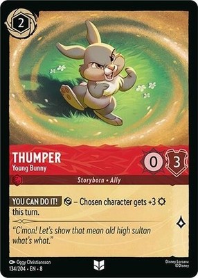 Disney Lorcana TCG - Reign of Jafar - Thumper - Young Bunny - 134/204