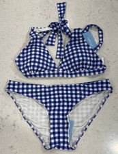 J. McLaughlin Malibu Bikini Triangle Top And Bottom Women  s Size S Brand New