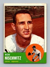1963 Topps #152 Ron Nischwitz VG-VGEX Vintage Baseball Card