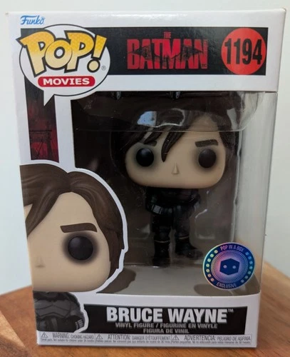 Funko Pop The Batman Bruce Wayne #1194 Pop In A Box Exclusive