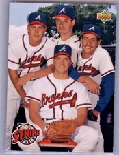 1993 Upper Deck Tom Glavine/Steve Avery/Greg Maddux/John Smoltz #472 BRAVES