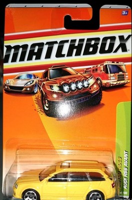 RARE 2009 MATCHBOX MATTEL AUDI RS6 AVANT YELLOW WAGON OUT OF PRODUCTION MOC 1/64