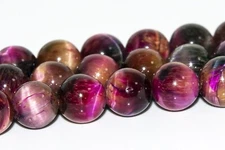 Cat Eye Galaxy Pink Sky Tiger Eye Beads Grade AAA Round Loose Beads 6/8/10MM