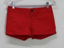 SO Juniors Shorts Stretch Red Size 0