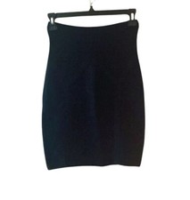BEBE MIDI BANDAGE BLACK SKIRT SIZE S