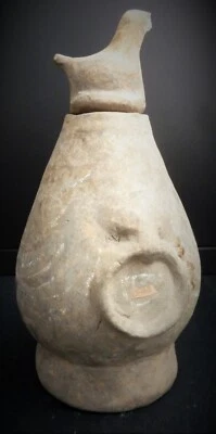 Petit vase en terre. Dynastie Han (206 av. J.C. 220 ap. J.C.). R.P. Chine - Photo 1/4