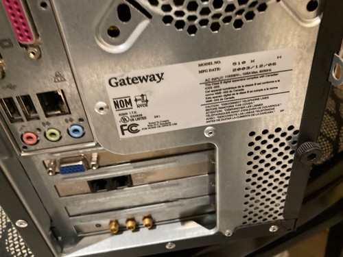 gateway pentium 4 2.6ghz 512mb ram no hard drive, - Photo 6/7