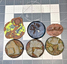 Large BASES LOT age of sigmar warhammer scenic round etc. GW warmachine BB26