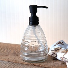 Soap/Lotion Dispenser - Glass Beehive