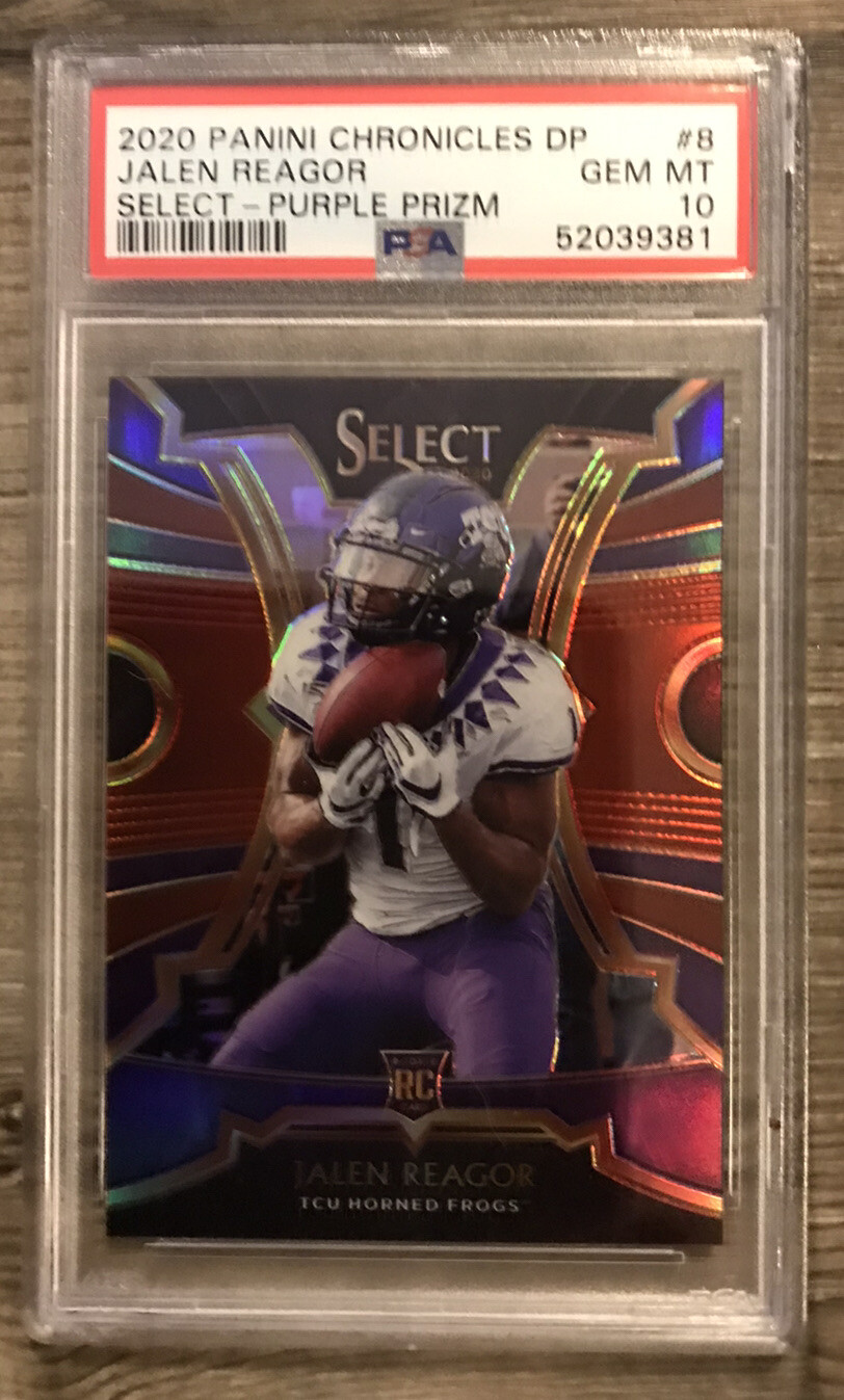 Jalen Reagor Panini Chronicles Draft Picks Select #8 Purple