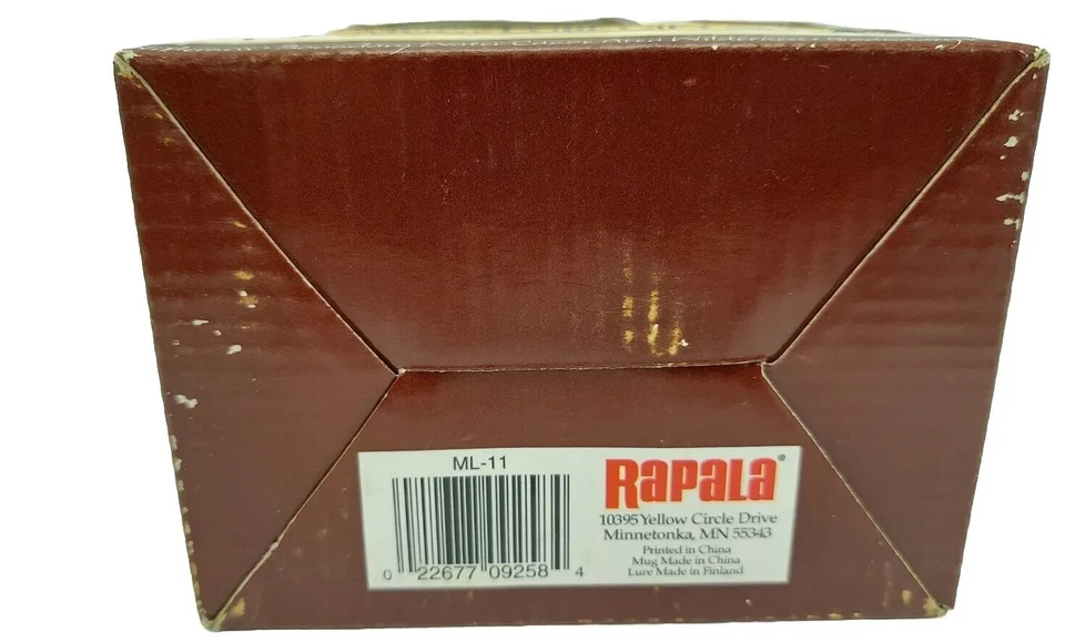 Caneca RAPALA série de colecionador almiscarada boca grande baixo com isca edição limitada - Imagem 3 de 4