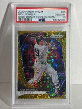 2020 TPANINI PRIZM GOLD DONUT CIRCLES GIO URSHELA /10  PSA 10 POP 1