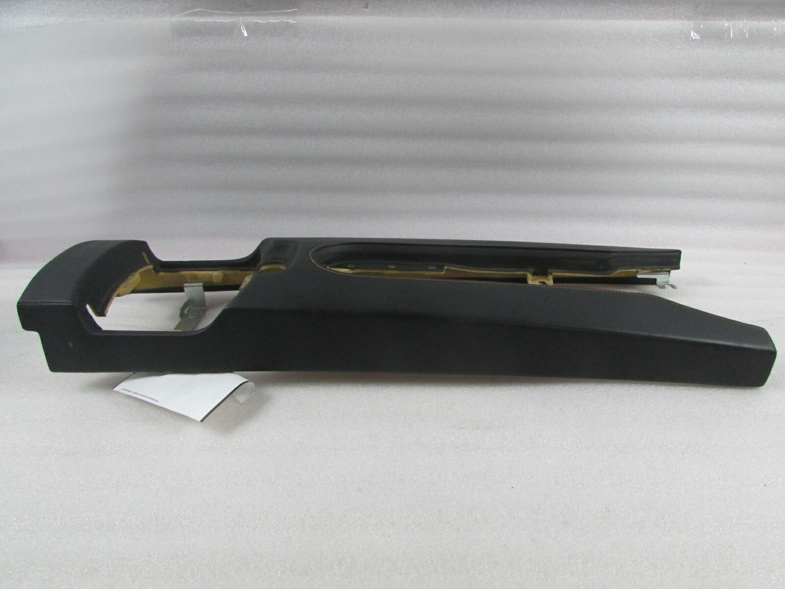 Lamborghini Gallardo, Console Front Trim, Black/Orange, Used, P/N 400863242B