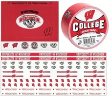 University of Wisconsin Badgers Scrapbook Stickers PICK FROM 3 ITEMS