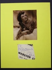 1940-50 Movie star Laraine Day signed autograph set Dr.Kildaire Leo Durocher Ex-