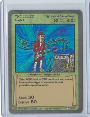 Canna Beast  ACDC Bud  Card 4/114 TCG CCG Non-Holo, Pack Fresh!