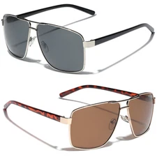 Polar Spex Polarized Men's Beach Golf Sports Sunglasses Square Pilot Glasses New