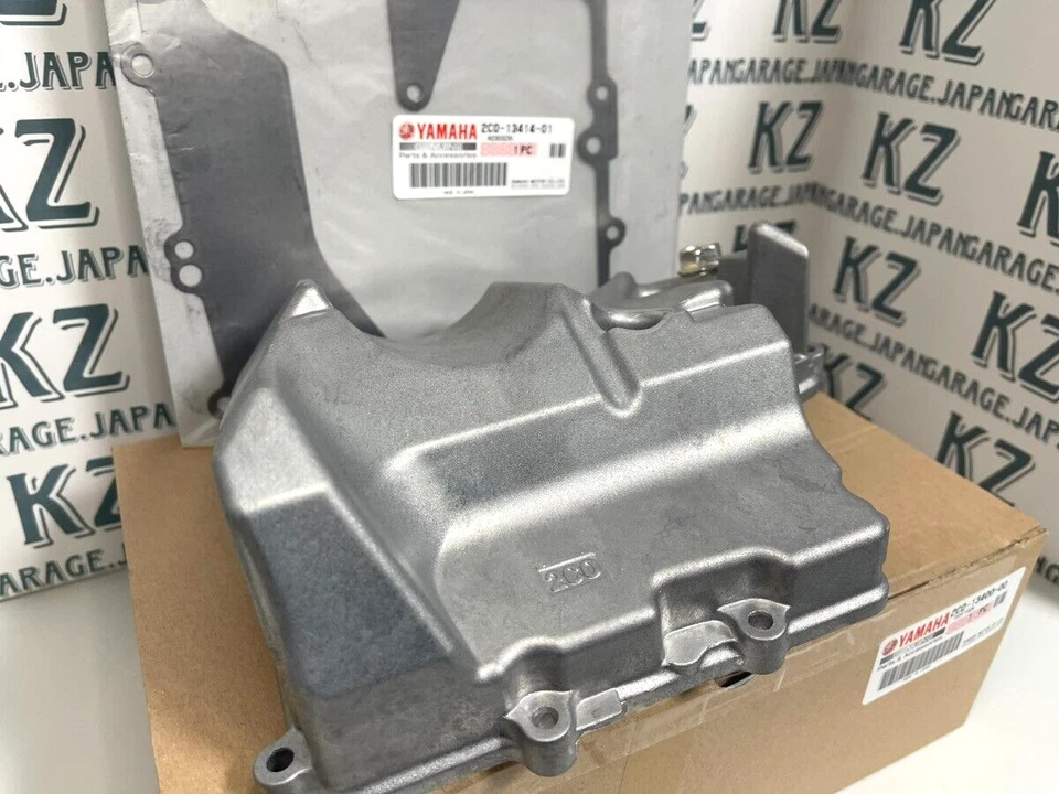 YAMAHA 2006 - 2020 YZF-R6 YZFR6 GENUINE OEM OIL PAN W/ GASKET STRAINER COVER NEW Foto 3 de 4