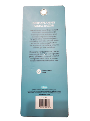 Bliss Stainless Steel Dermaplaning Razor - 6 Blade Refills Shave